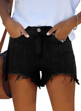 2025 Jean Shorts for Women Casual Stretchy Denim Summer Hot Short