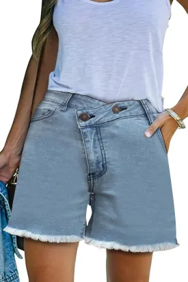 NEYOUQE Women's Casual Fashion Denim Shorts High Waisted Ripped Short Jeans Stretchy Drawstring Elastic Waist Jean 2025